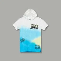 fame forever by lifestyle Boys Typographic Print Regular Fit Hooded T-Shirt-picture-17