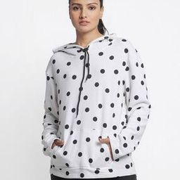 Polka-Dot Print Full Sleeves Hoodie-image-61