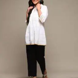 Women Striped Straight Kurti-image-56