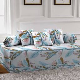 Set of 6 Printed Diwan Set-image-59