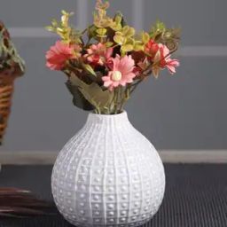 Narrow-Neck Ceramic Vase-image-9