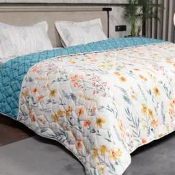 200 GSM Quilted Reversible Double Comforter-42