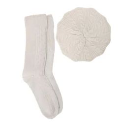 Set of 2 Beret Cap with Socks-12