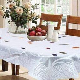 Leaf Design 6-Seater Dining Table Cover-image-2