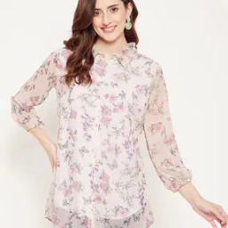 Floral Print Tunic Top-image-62