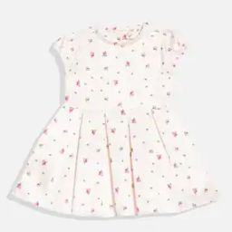 allen solly Girls Micro Print A-Line Dress-picture-46