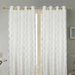 Tree Print Eyelets Door Curtain-5