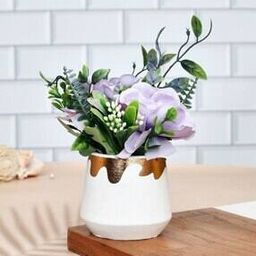 Artificial Flowers with Planter-57