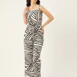 Women Geometric Print Square-Neck Jumpsuit-image-27