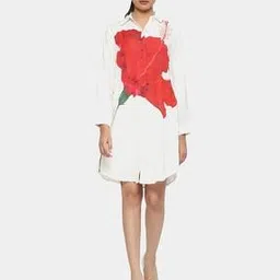 Hibiscus Print Singular Tunic-image-23