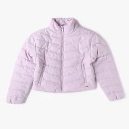 Zip-Front Puffer Jacket with Zipper Pockets-image-2