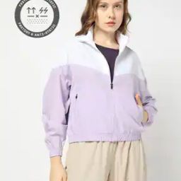 Women Colourblock Regular Fit Bomber Jacket-picture-45