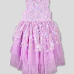 Girls Embellished Fit & Flare Dress-image-35
