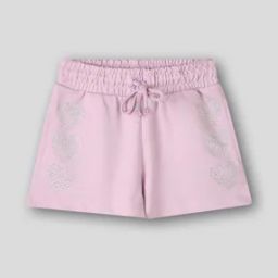 Girls Embellished Regular Fit Shorts-image-84