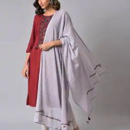 Women Voile Dupatta with Tassels-image-56