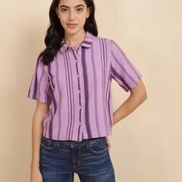 allen solly Women Striped Shirt-picture-41