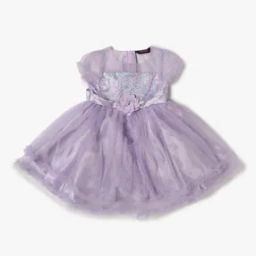 Girls Embellished Fit & Flare Dress-image-8