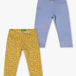 Girls Pack of 2 Printed Capris-picture-39