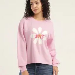 Women Brand Print Oversized Sweatshirt-picture-24