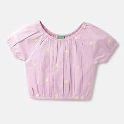 united colors of benetton Floral Print Round-Neck Top-picture-27