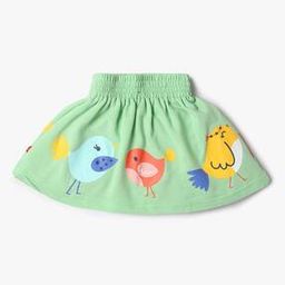 Girls Graphic Print Regular Fit Flare Skirt-image-67