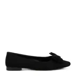 Women Slip-On Ballerinas with Bow Accent-image-35