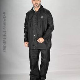 Men Reversible Raincoat & Pants Set-image-20