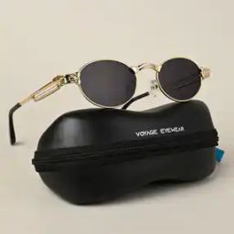 Men UV-Protected Round Sunglasses-B80593-image-34