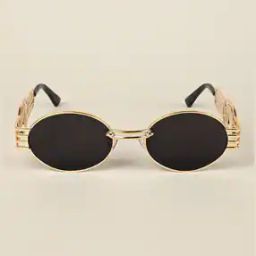 Men UV-Protected Round Sunglasses-B80596-27