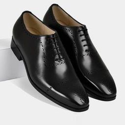 Men Round-Toe Leather Brouges-image-56
