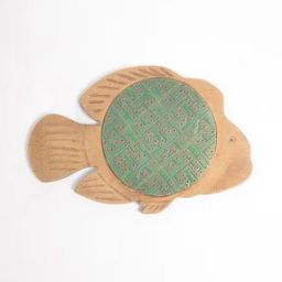 Fish Shaped Recycled Circuit Board Coaster-14