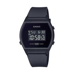 Men D215 Vintage LW-204-1BDF Black Digital Dial Black Resin Strap-2