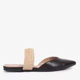 Pointed-Toe Mules with Basket-Weave Strap-23