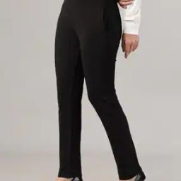 Women Skinny Fit Front-Flat Trousers-picture-33