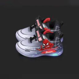 Boys Velcro-Fastening Shoes with Round Shaped Toes-8