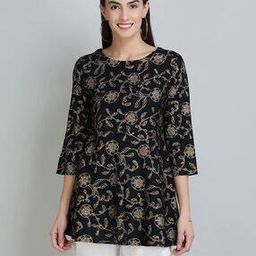 Floral Print Round-Neck Top-picture-18