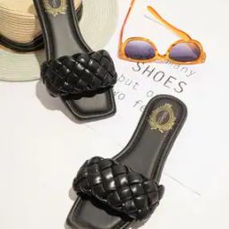Women Quilted Flat Sandals-26