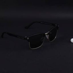 Unisex Polarized and UV Protected Clubmaster Sunglasses -VC S10681/P-image-33