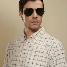 Unisex Polarized and UV Protected Aviator Sunglasses -VC 5158/P-picture-25