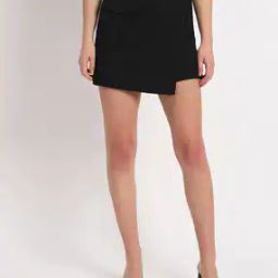 Women Wrap Skorts with Elasticated Waist-picture-3