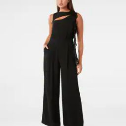 Women Jumpsuit with Waist Tie-Up-image-63