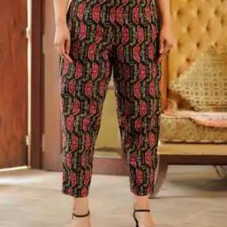 Women Printed Pure Cotton Pants-picture-41