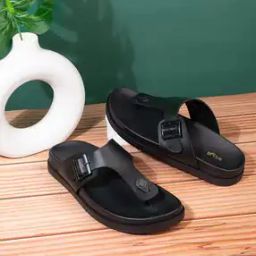 Men Slip-On Sandals with Buckle Closure Accent-21