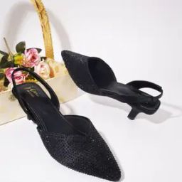 Women Pointed-Toe Kitten Heeled Sandals-image-19