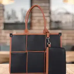 Women Totes Bag with Metal Accent-23
