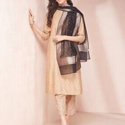 Women Stole with Woven Motifs-image-47
