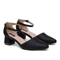 Women Ankle-Strap Chunky-Heeled Shoes-image-27