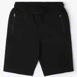 Knit Shorts with Elasticated Drawstring Waist-image-31