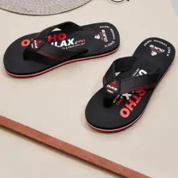 Men Typographic Print Thong-Strap Flip-Flops-image-7