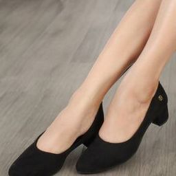elle Women Slip-On Chunky-Heeled Pumps-picture-14